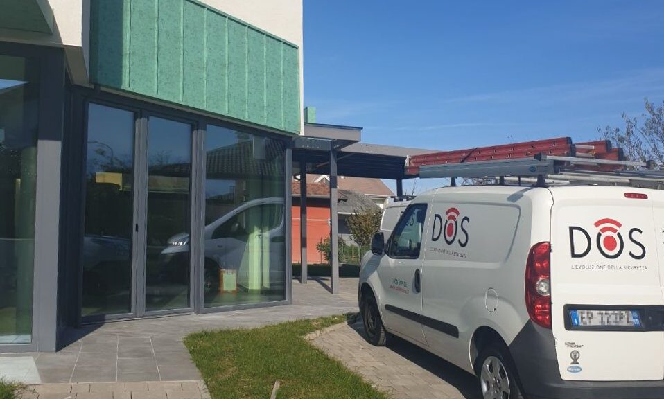 Antifurto: un'installazione DOS da un cliente privato.